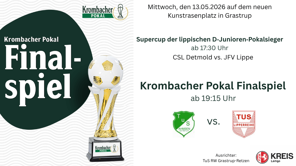 Finaltag am 13. Mai ab 17:30 Uhr in Grastrup