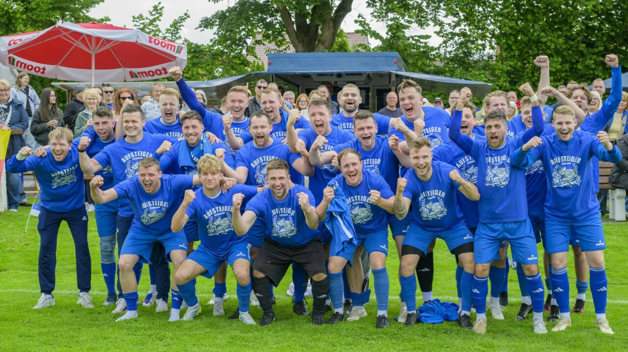 Die SG Sonneborn/Alverdissen ist Meister der Kreisliga A Lemgo 2025/26